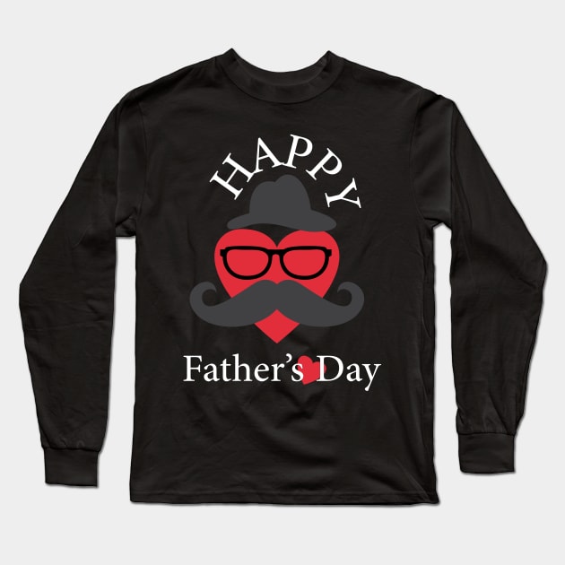 Happy father's dad holiday gifts Long Sleeve T-Shirt by Imadit4u